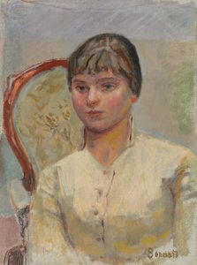 Young Woman in an Armchair (Study), c.1916 by Pierre Bonnard