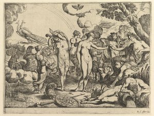 Judgment of Paris by Pierre Brebiette