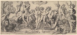 Triumph of Bacchus by Pierre Brebiette