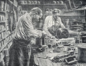 Silk Top hats manufactury