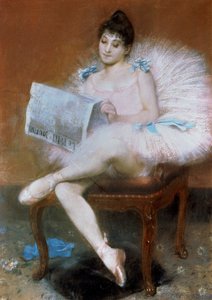 Sitting Ballet Dancer