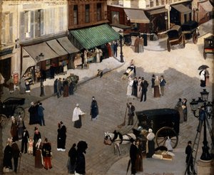 The Place Pigalle in Paris, 1880s