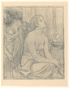 Woman at Her Toilet by Pierre Cécile Puvis de Chavannes