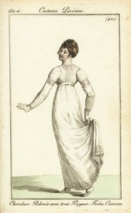 Woman dancing at a ball, Paris