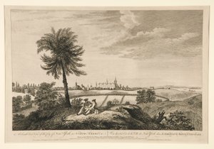A South East View of the City of New York, in North America by Pierre Charles Canot