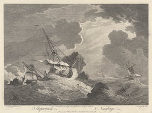 Shipwreck by Pierre Charles Canot