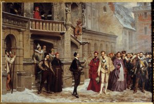 Meeting Between Henry III King of France and Henry I of Lorraine, Duke of Guise