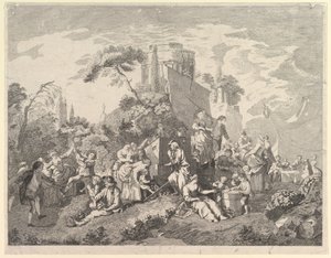 Country Fair, 1762 by Pierre Charles Levesque