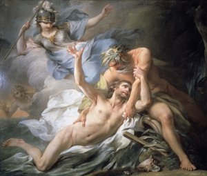 Ulysses Lands on the Isle of Calypso by Pierre Charles Tremolieres