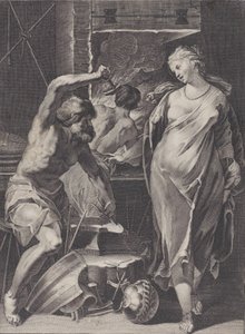 Vulcan Forging the Armor of Achilles by Pierre Daret