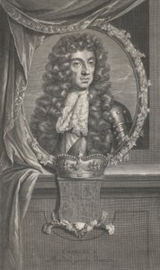 Portrait of Charles II by Pierre Drevet