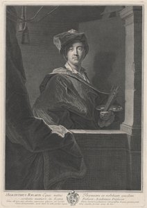 Hyacinthe Rigaud by Pierre Drevet, after Hyacinthe Rigaud