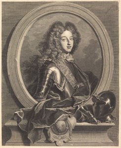 Louis de France, Duke of Burgundy by Pierre Drevet after Hyacinthe Rigaud