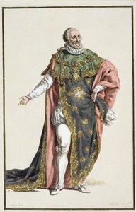 Henri IV King of France, from Receuil des Estampes, Representant les Rangs et les Dignites, suivant le Costume de toutes les Nations existantes, Published 1780