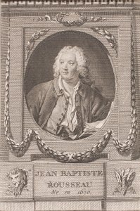Jean Baptiste Rousseau by Pierre Dupin