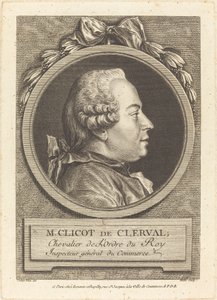 M. Clicot de Clerval by Pierre Etienne Moitte after Charles Nicolas Cochin II