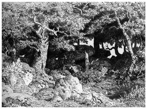 Les Chenes de Roche, c1832-1860, 1924 by Pierre Etienne Theodore Rousseau
