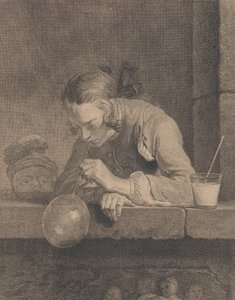 Soap Bubbles, 1739 by Pierre Filloeul