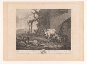 Milking Shepherdess by Pierre Francois Laurent