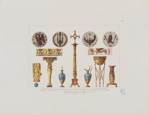 Details and Ornaments from the Studio of Painter C.I. Isabey, from 