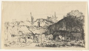Unfinished Landscape by Pierre François Basan (workshop of)