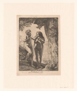Adam and Eve by Pierre François Basan