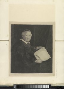 Portrait of Writing Master Lieven Willemsz. van Coppenol: Large Plate by Pierre François Basan