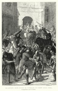 They Throw Their Forage Boots and Draw Their Swords by Pierre Fritel