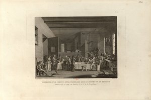 Inside a Revolutionary Committee during the Reign of Terror by Pierre Gabriel Berthault
