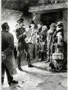 A German Officer Asks Boulle de Tallow in Exchange for the Freedom of All the Passengers Who Have Been Arrested in the Diligence. In 