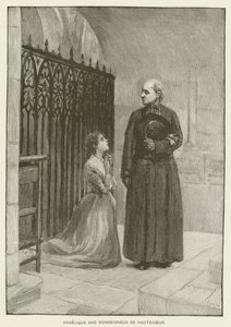 Angelique and Monseigneur de Hautecoeur by Pierre Georges Jeanniot