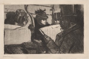 Evening Train by Pierre Georges Jeanniot