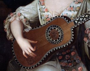 Guitar (detail) by Pierre Gobert
