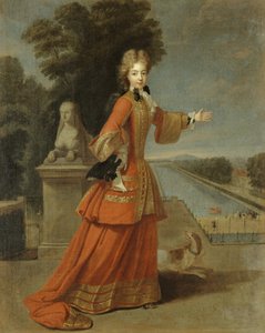 Portrait of Marie Adélaïde of Savoy, Duchess of Burgundy by Pierre Gobert