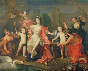 The Duchess of Burgundy and Her Children by Pierre Gobert