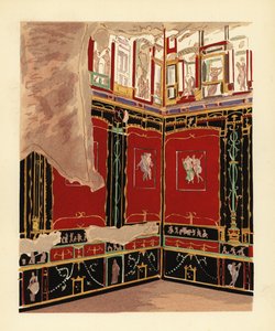 Exedra in the House of the Vetti, Pompeii by Pierre Gusman