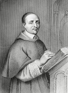 Portrait of Giulio Alberoni, Italian Cardinal and Statesman, Prime Minister of Philip V of Spain, Engraving by Pierre-Gustave-Eugene Staal by Pierre Gustave Eugene (1817 82) Staal
