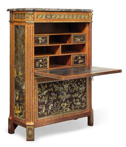 Louis XVI Secretaire a Abbatant, late 18th century by Pierre Harry Mewesen