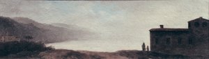 Lake Nemi in the Rain by Pierre Henri de Valenciennes