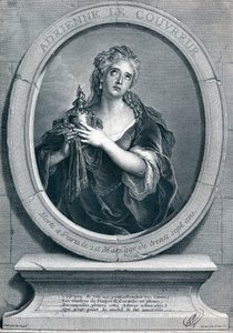Adrienne Lecouvreur, 1692-1730, as Cornelia, 1903 by Pierre Imbert Drevet