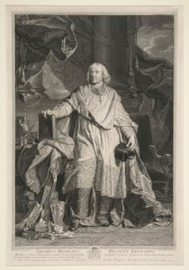 Portrait of Jacques Benigne Bossuet by Pierre Imbert Drevet