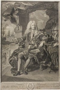Portrait of Samuel Bernard, Counselor of State by Pierre Imbert Drevet