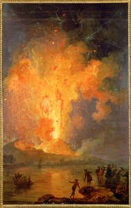 The Eruption of Vesuvius by Pierre Jacques Volaire