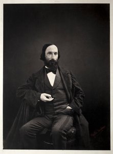 Auguste Vacquerie, c. 1860 by Pierre Jean Delbarre