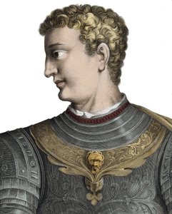Caligula (Caius Caesar Germanicus), Roman Emperor - Engraving by Pierre Jean Mariette