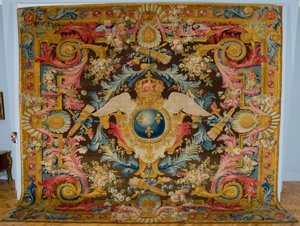 Louis XV Savonnerie Carpet with Royal Arms