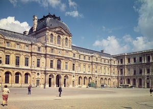 The Henri II Facade in the Cour Carree