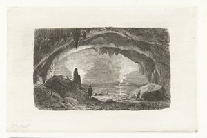 Man with Rowboat in the Caves of Han