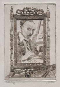Self-Portrait by Pierre Louis Gatier
