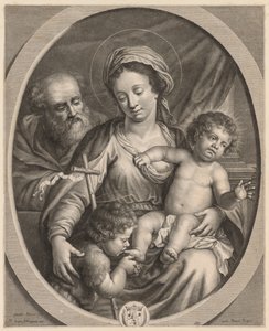Holy Family and Saint John